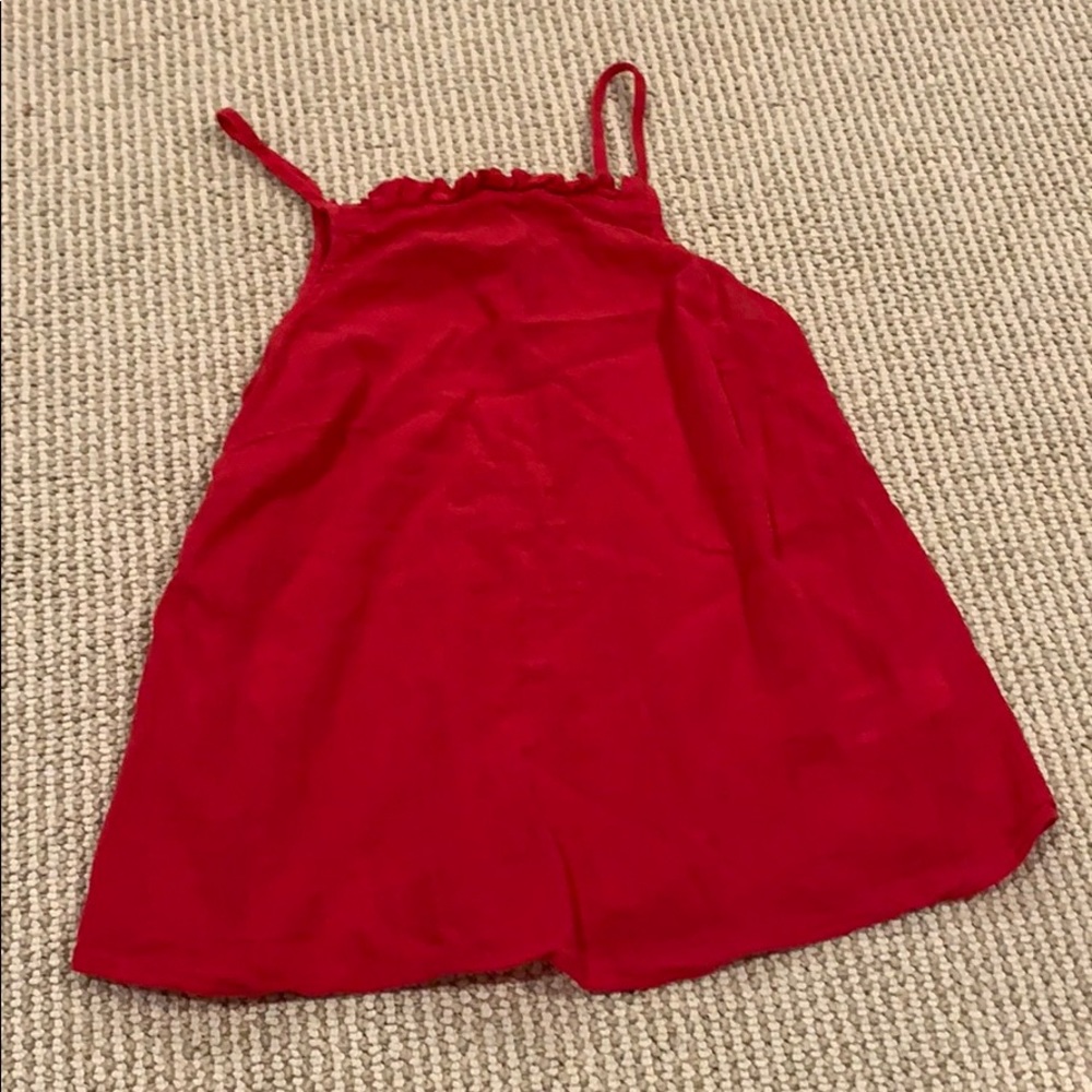 NWOT Red Halter Top XS